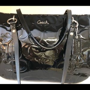 Coach Black Patent Leather Purse